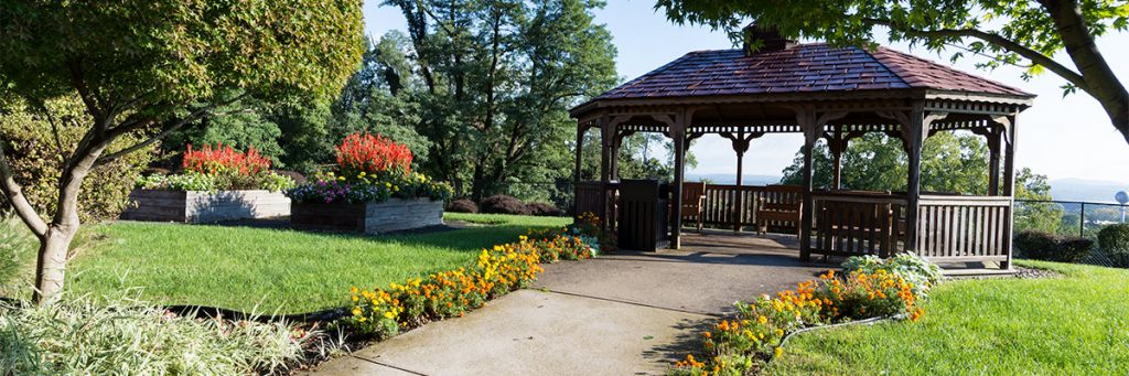 Gazebo in MacArthur Park at Helen Hayes Hospital