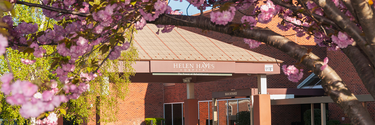 Front entrance of Helen Hayes Hospital