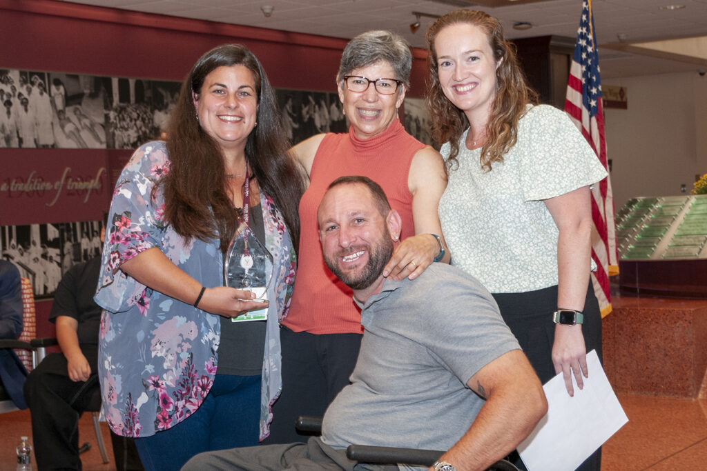 Medal of Independence Amy Kaufman + Care Team